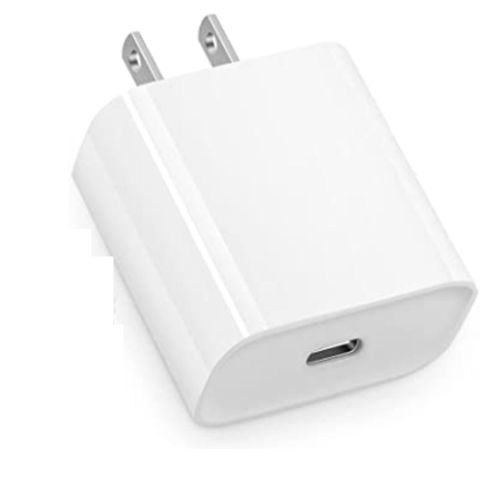 Type C 12W Wall charger cube - Pack of 10 units - US PLUG PD- CE CERT.