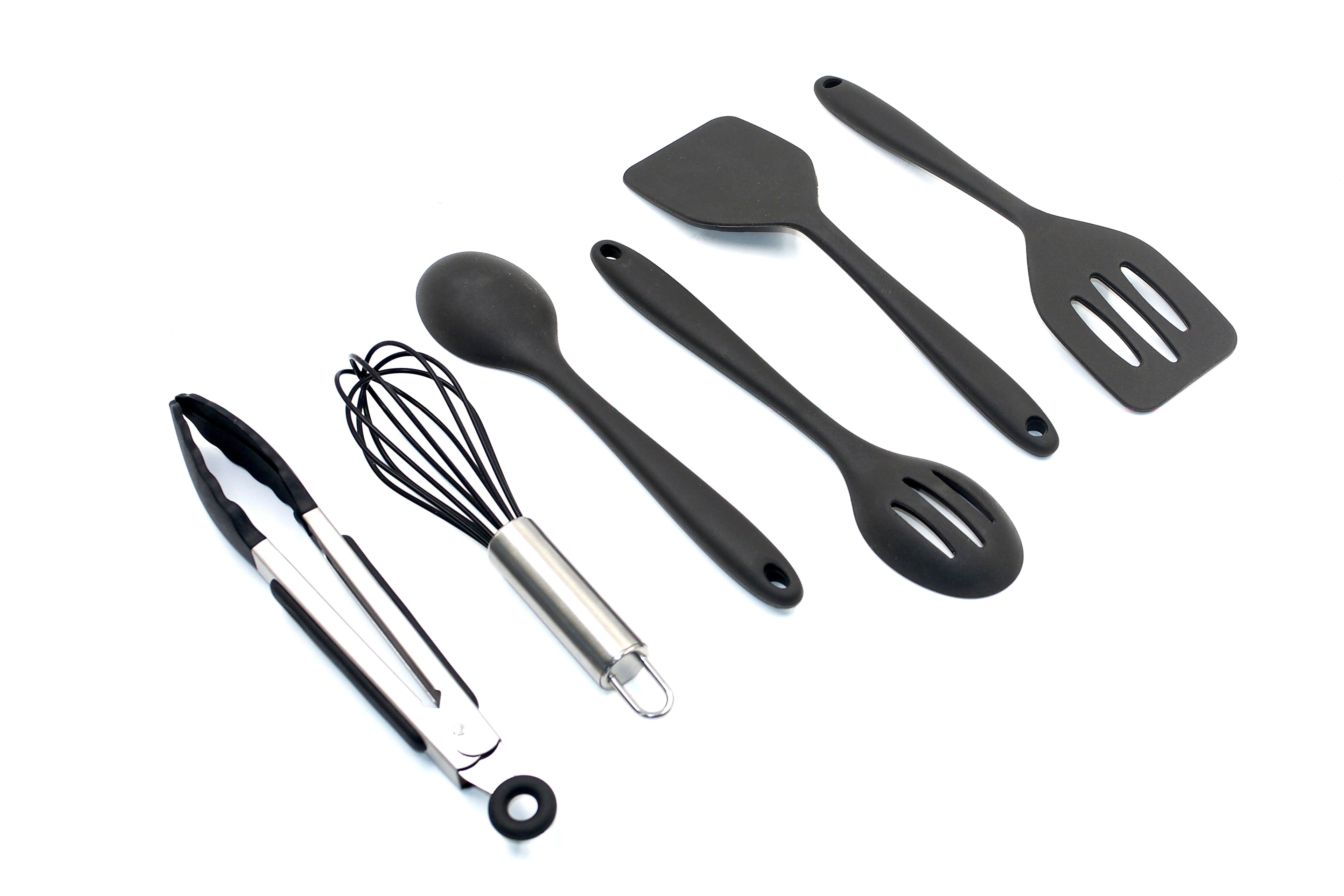 6-Piece Mini Silicone Kitchen Tool Set.-0