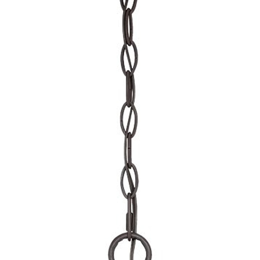 Frosted Glass Bronze Hanging Lantern / Vintage Outdoor Pendant Light