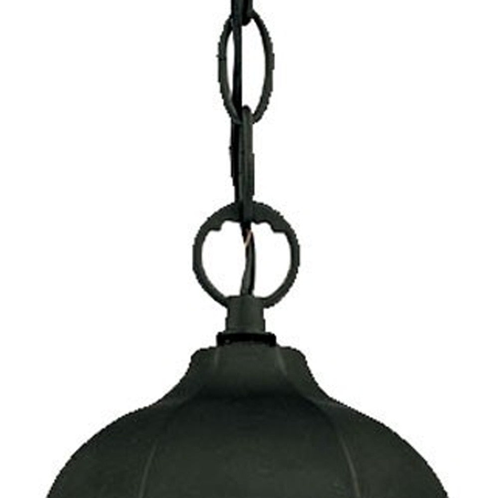 Matte Black Glass Lantern Wall Light – Vintage Outdoor Sconce for Porch & Garden-4
