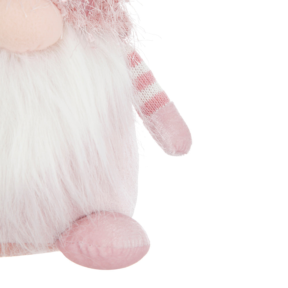 8.7x5.9x22.4' Fabric Pink Gnome Decor