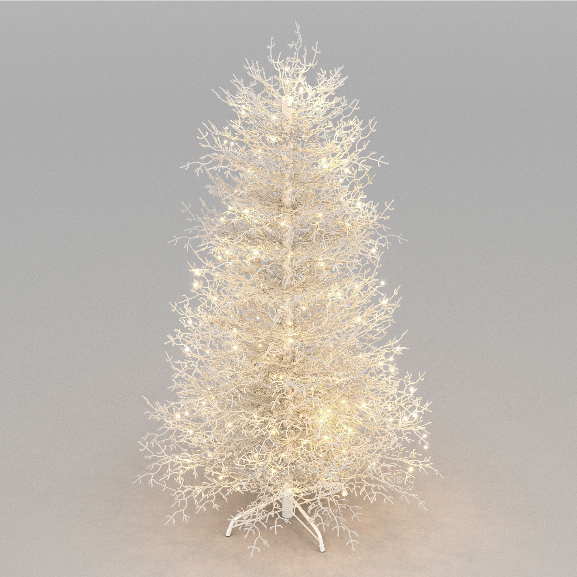 6FT Pre-lit  Aspen Fir  Artificial Christmas Tree, Hinged Xmas Tree