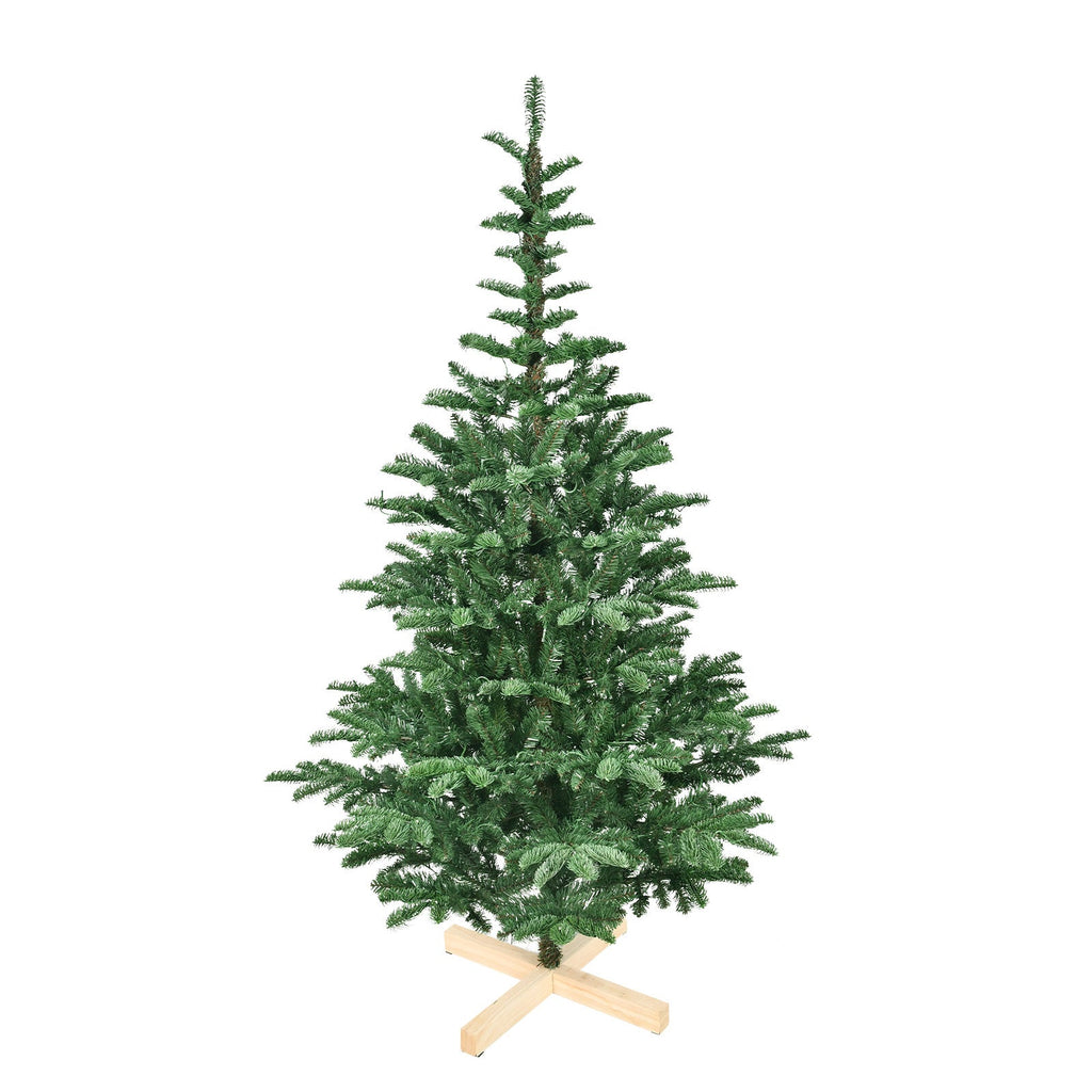 8ft Pre-Lit Christmas Tree with 500 Warm White LED Lights, 1307 PE+PVC