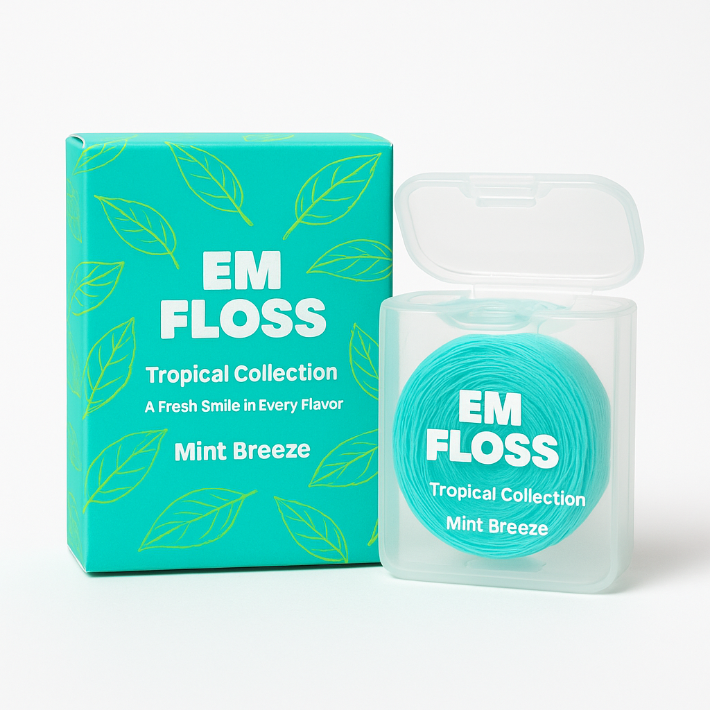 EM FLOSS – Premium Eco-Friendly Dental Floss Set (4 Flavors Bundle)